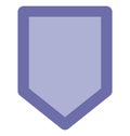 Badge Isolated Vector Icon which can easily modified or edit Royalty Free Stock Photo