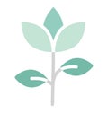 Bloom, blooming flower Isolated Vector icon which can easily modify or edit Royalty Free Stock Photo