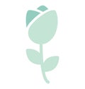 Bloom, blooming flower Isolated Vector icon which can easily modify or edit Royalty Free Stock Photo