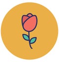 Bloom, blooming flower Isolated Vector icon which can easily modify or edit Bloom, blooming flower Isolated Vector icon which can Royalty Free Stock Photo