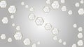 Abstract Shining Diamonds in Gray Background Royalty Free Stock Photo
