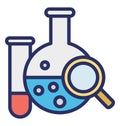 Chemical analysis Isolated Vector icon which can easily modify or edit