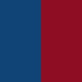 The flag of Paris. The two vertical rectangles are red and blue. Saturated colors.