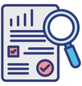 Audit Isolated Vector Icon which can easily modify or edit Royalty Free Stock Photo