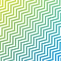 Vector Interlacing Diagonal Blue Green and White Zigzag Stripes Texture Background Royalty Free Stock Photo