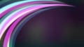 Abstract Colorful Curves or Light Rays in Dark Purple Background Royalty Free Stock Photo