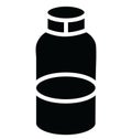 Basic RGB Bottle Isolated Vector icon which can easily modify or edit Royalty Free Stock Photo