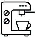 Coffee brewer Isolated Vector icon which can easily modify or edit Coffee brewer Isolated Vector icon which can easily modify or