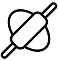 Bread roller Isolated Vector icon which can easily modify or edit Royalty Free Stock Photo