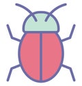 Bug Isolated Vector Icon which can easily modify or edit Bug Isolated Vector Icon which can easily modify or edit Royalty Free Stock Photo