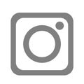 New Instagram camera logo icon black vector with modern gradient design illustrations on white background