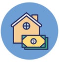House cost Isolated Vector Icon which can easily modify or edit
