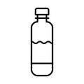 Line bottle Icon.bottle icon in trendy flat design