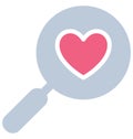 Exploring love Isolated Vector Icon which can easily modify or edit Royalty Free Stock Photo