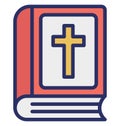 Bible Isolated Vector Icon which can easily modify or edit Royalty Free Stock Photo
