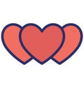 Favorite Isolated Vector Icon which can easily modify or edit Royalty Free Stock Photo