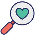 Exploring love Isolated Vector Icon which can easily modify or edit Exploring love Isolated Vector Icon which can easily modify o Royalty Free Stock Photo