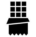 Choco bar Isolated Vector Icon which can easily modify or edit Royalty Free Stock Photo