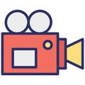 Camera Isolated Vector Icon which can easily modify or edit Royalty Free Stock Photo