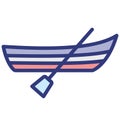 Boating Isolated Vector Icon which can easily modify or edit Royalty Free Stock Photo