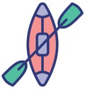 Boating Isolated Vector Icon which can easily modify or edit Royalty Free Stock Photo