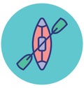 Boating Isolated Vector Icon which can easily modify or edit