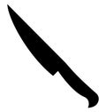 Knife Isolated Vector Icon which can easily modify or edit Royalty Free Stock Photo