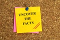 Uncover the facts illustration 