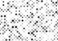 Vector Abstract Geometric Background with Black and Grey Squares with Halftone Effect Pattern