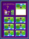 Logic puzzle game for smartest. Help the artist finish the picture, find correct reflection and draw it.