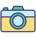 Camera Isolated Vector Icon which can easily modify or edit Camera Isolated Vector Icon which can easily modify or edit Royalty Free Stock Photo