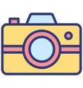 Camera Isolated Vector Icon which can easily modify or edit Royalty Free Stock Photo