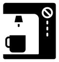 Coffee brewer Isolated Vector Icon which can easily modify or edit