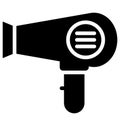 Blow dryer Isolated Vector Icon which can easily modify or edit