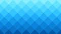 Vector Gradating Blue Geometric Background with Diagonal Squares Pattern