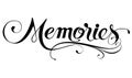 `Memories`calligraphy