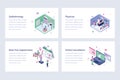 Medical and Healthcare Isometric Illustrations Royalty Free Stock Photo