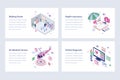 Set of Medical and Healthcare Illustrations Royalty Free Stock Photo