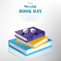 Colorful book for World Book Day
