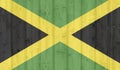 Grunge jamaica flag