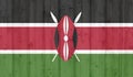 Grunge kenya flag