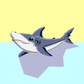 Tinylodon Shark Logo Icon Avatar Flat