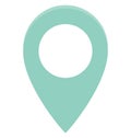 Map Pin Color Vector Icon which can easily modify or edit