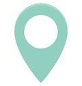 Map Pin Color Vector Icon which can easily modify or edit Royalty Free Stock Photo