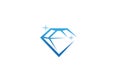 Creative Abstract Diamond Logo Design Vector Symbol Illustration