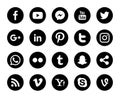 Social media icons Royalty Free Stock Photo