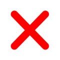 icon wrong symbol vector illustrations