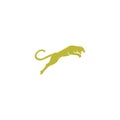 Simple elegant roaring jaguar logo icon illustration vector template design. Royalty Free Stock Photo