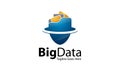 Campany logo, icon, big data and cloud Royalty Free Stock Photo
