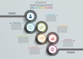 Presentation Business road map infographic template